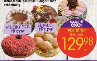 EKO Eko butiksbakat kaffebröd erbjuda