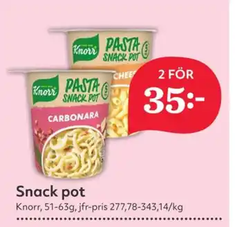 Hemköp Knorr pastarätter erbjuda