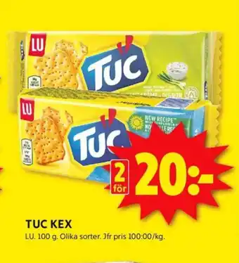 ICA Kvantum Tuc smörgåskex erbjuda