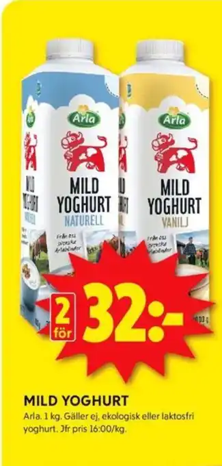ICA Kvantum Arla yoghurt erbjuda