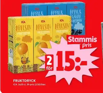 ICA Kvantum Ica fruktdryck erbjuda