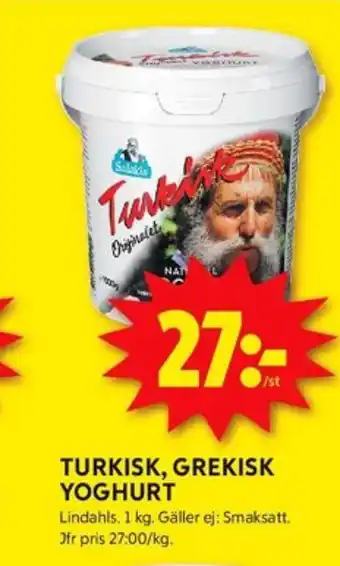 ICA Kvantum Salakis yoghurt erbjuda