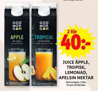 ICA Maxi God morgon juice erbjuda