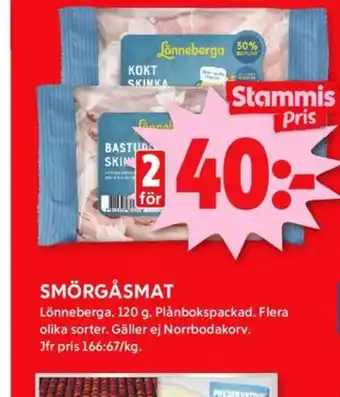 ICA Kvantum Lönneberga skinka erbjuda