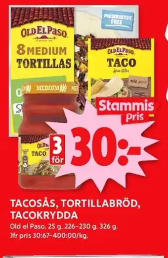 Old el paso taco kryddmix