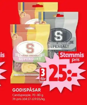 ICA Kvantum Supersurt godispåsar erbjuda