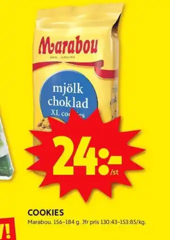 ICA Kvantum Marabou cookies erbjuda