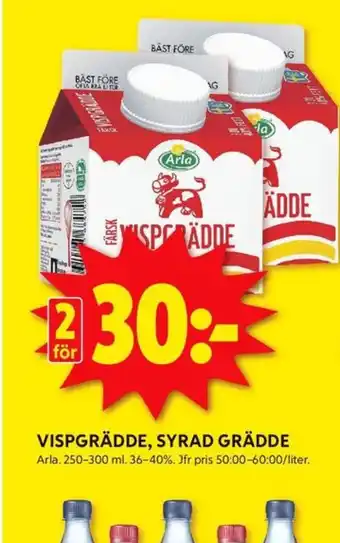 ICA Kvantum Arla vispgrädde erbjuda