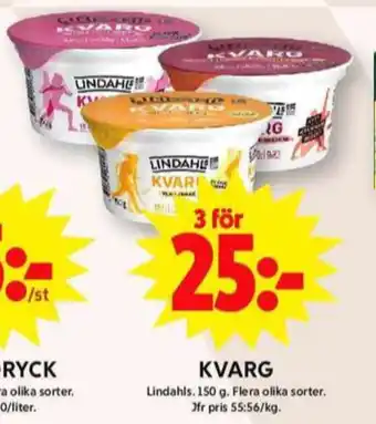 ICA Maxi Lindahls kvarg erbjuda
