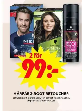 ICA Maxi Natural & easy hårfärg erbjuda