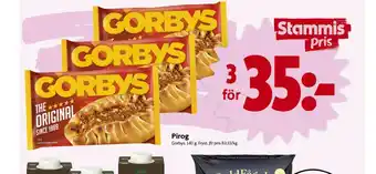 ICA Nära Gorbys piroger erbjuda