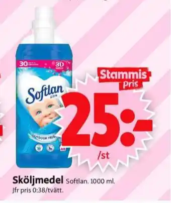 ICA Supermarket Softlan sköljmedel erbjuda