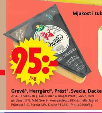 ICA Supermarket Arla grevé erbjuda