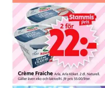 ICA Supermarket Arla crème fraiche erbjuda