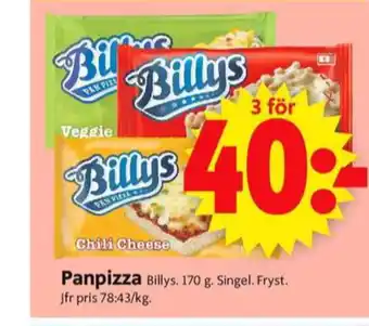 ICA Supermarket Billys pizza slice erbjuda