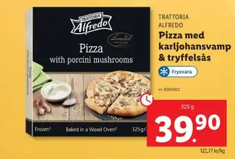 Lidl Trattoria alfredo pizza erbjuda