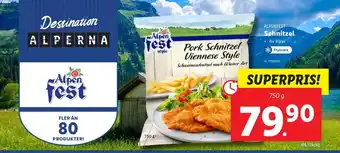 Lidl Alpen fest schnitzel erbjuda