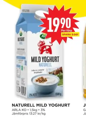 Willys Hemma Arla yoghurt erbjuda