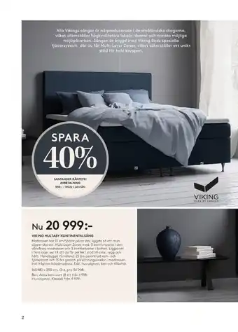 Seng Viking beds of sweden sängar erbjuda