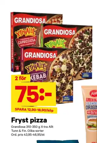 City Gross Fryst pizza erbjuda