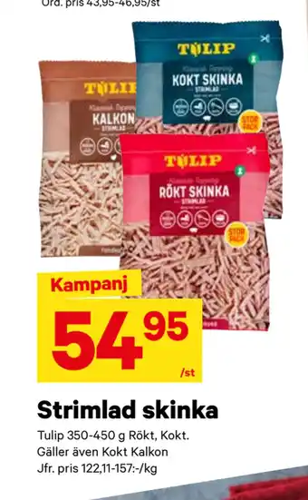 City Gross Strimlad skinka erbjuda