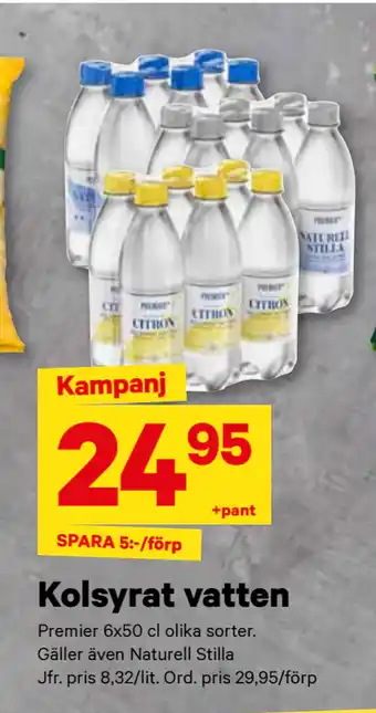 City Gross Kolsyrat vatten erbjuda
