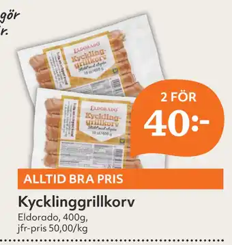 Hemköp Kycklinggrillkorv erbjuda