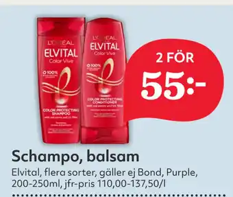 Hemköp Schampo, balsam erbjuda