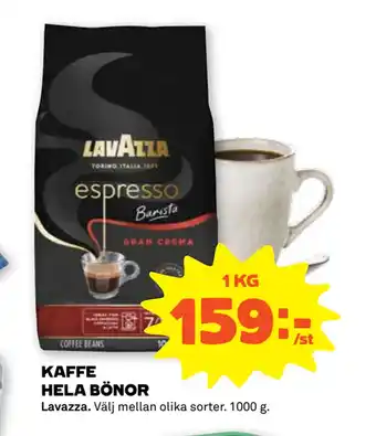 Stora Coop KAFFE HELA BÖNOR erbjuda