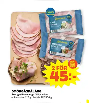 Stora Coop SMÖRGÅSPÅLÄGG erbjuda