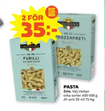 Stora Coop PASTA erbjuda