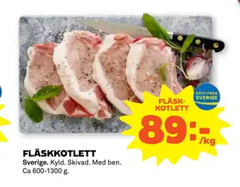 Stora Coop FLÄSKKOTLETT erbjuda