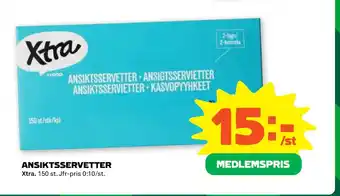 Stora Coop ANSIKTSSERVETTER erbjuda