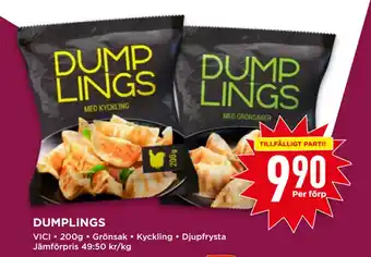 Willys DUMPLINGS erbjuda