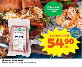 Coop FLÄSKKARRÉ erbjuda