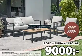 JYSK BEJSTRUP LOUNGESET erbjuda