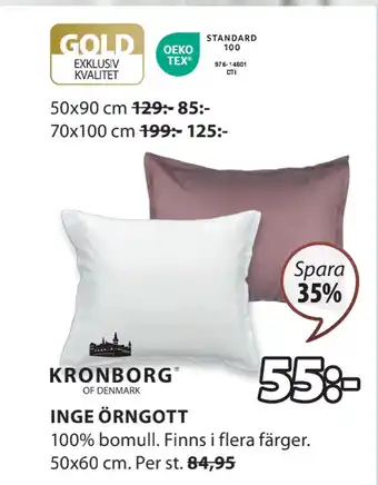 JYSK INGE ÖRNGOTT erbjuda