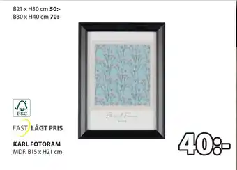 JYSK KARL FOTORAM erbjuda