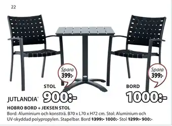 JYSK JEKSEN STOL erbjuda