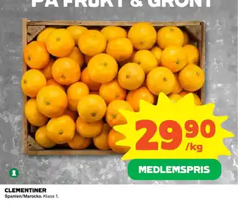 Coop Daglivs CLEMENTINER erbjuda