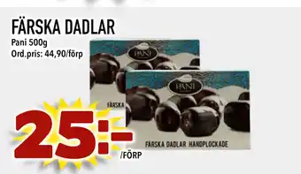 Din Mat FÄRSKA DADLAR erbjuda