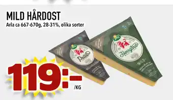 Din Mat MILD HÅRDOST erbjuda