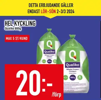 Matdax HEL KYCKLING erbjuda