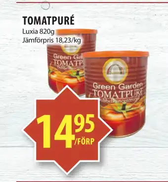 Matvärlden Tensta TOMATPURÉ erbjuda
