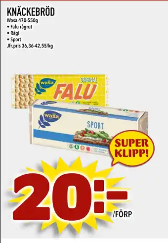 Nya Pulsen KNÄCKEBRÖD erbjuda