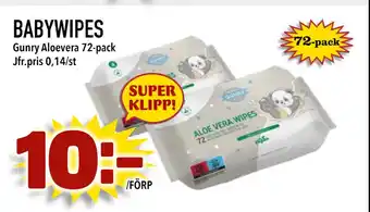 Nya Pulsen BABYWIPES erbjuda