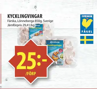Matvärlden Tensta KYCKLINGVINGAR erbjuda