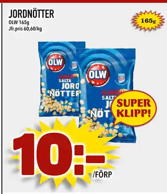 Nya Pulsen JORDNÖTTER erbjuda