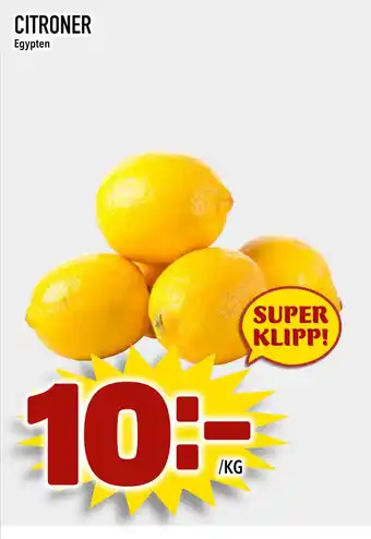Nya Pulsen CITRONER erbjuda