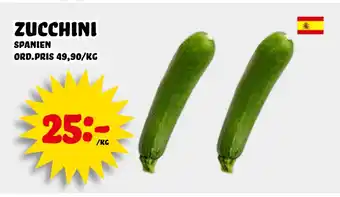Nelins zucchini erbjuda
